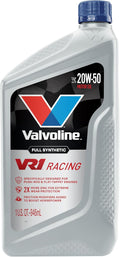 Valvoline VR1 Racing Synthetic SAE 20W-50 Motor Oil 1 QT