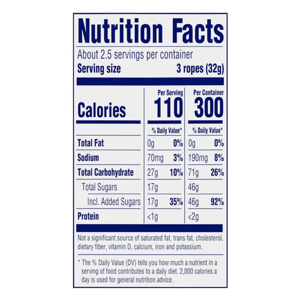 Sweetarts Ropes, Cherry Punch Candy, 3 Ounce Pouch (Pack of 12)