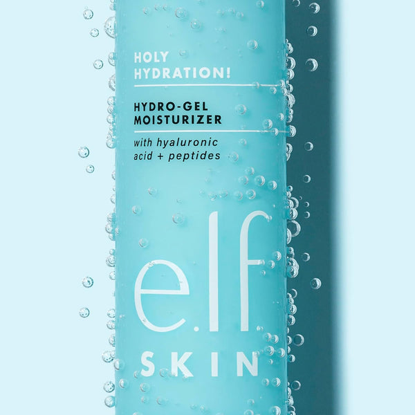 E.L.F. Holy Hydration! Hydro-Gel Moisturizer, Hydrates & Moisturizes Skin for a Plumped up Complexion, Lightweight & Quick-Absorbing, White, 1.76 Oz
