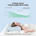 Bedsure Cervical Neck Pillow for Sleeping, Odorless Memory Foam with Cool-Touch Ice Pillowcases, Ergonomic Contour Pain Relief, Dorm Neck Support