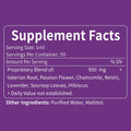 Valerian Root Sleep Support Drops, Passion Flower, Chamomile, Lavender, Soursop Leaves, & Hibiscus Herb Extract Supplement Tincture for Sleep