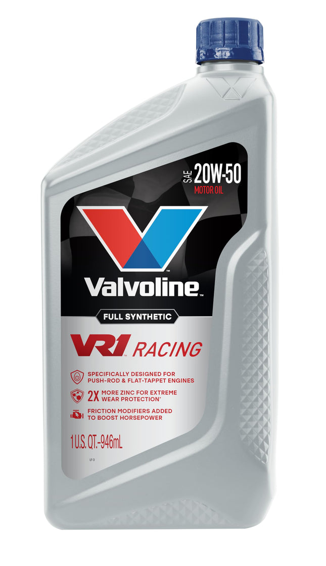 Valvoline VR1 Racing Synthetic SAE 20W-50 Motor Oil 1 QT