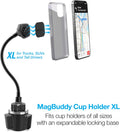 Naztech Magbuddy Elite XL Cup Holder Phone Mount - Adjustable Gooseneck Holder, Magnetic Cell Phone Mount for Iphone 16/15/14/Pro Max, Galaxy