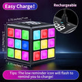 Rechargeable Game Cube - 15-In-1 Fun Brain Memory & Speed Games for Kids - Christmas Easter Birthday Gifts for Boys Girls Ages 6-12+ Years Old -