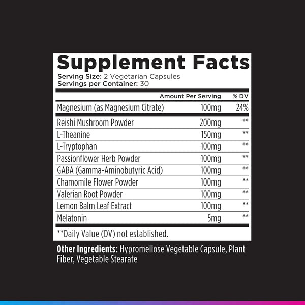 Livingood Daily Sleep Support, 5Mg Melatonin (60 Vegetarian Capsules) - Natural Sleep Aid for Adults - Sleeping Pills Supplement with Valerian