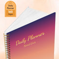 DOURA Undated Daily Planner with Hourly Schedule - Aesthetic Spiral To do List Notepad to Easily Organize Your Work Tasks and Appointments -