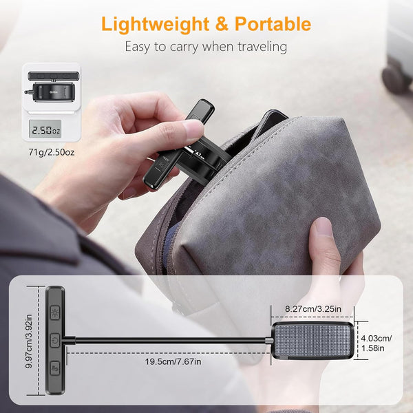 Gritin 19 LED Rechargeable Book Light for Reading in Bed with Memory Function- Eye Caring 3 Color Temperatures,Stepless Dimming Brightness,80 Hrs