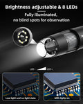 Digital Microscope Wireless Pocket Handheld USB Microscopes, 50X-1000X Zoom Fixed Focus HD Magnifier with Leds, Inspection Camera Compatible with