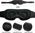 LEEKEN 3D Sleeping Eye Mask - 100% Lights Blockout Sleep Mask for Men Women, Cool Sports Fabric Eye Cover for Travel/Nap/Night