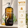 Majestic Pure Biotin Shampoo - Volumizing Shampoo for Hair Loss - with DHT-3 Blocker - Hydrating & Nourishing - Sulfate Free, for Men & Women -