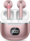 Wireless Earbuds, Bluetooth Headphones 5.3, 50H Playtime LED Display Deep Bass Ear Buds with 4 ENC Noise Cancelling Mic, IP7 Waterproof In-Ear
