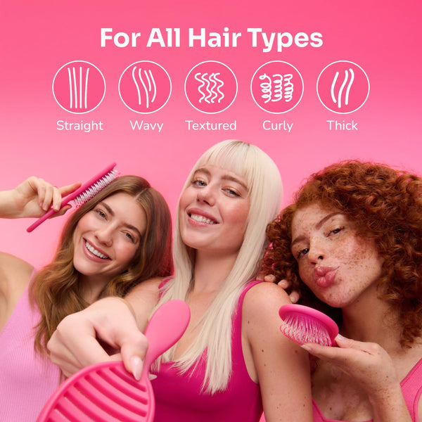 Wet Brush Original Detangler Hair Brush, Amazon Exclusive Aqua- Ultra-Soft Intelliflex Bristles-Detangling Hairbrush Glides through Tangles - All
