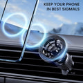 PGU for Magsafe Car Mount, [Strongest Magnets][Unlimited Angles] Magnetic Phone Holder for Car Vent Cell Phone Holder Car Mount for Iphone 12/13