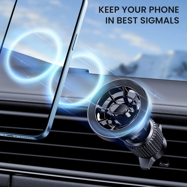 PGU for Magsafe Car Mount, [Strongest Magnets][Unlimited Angles] Magnetic Phone Holder for Car Vent Cell Phone Holder Car Mount for Iphone 12/13