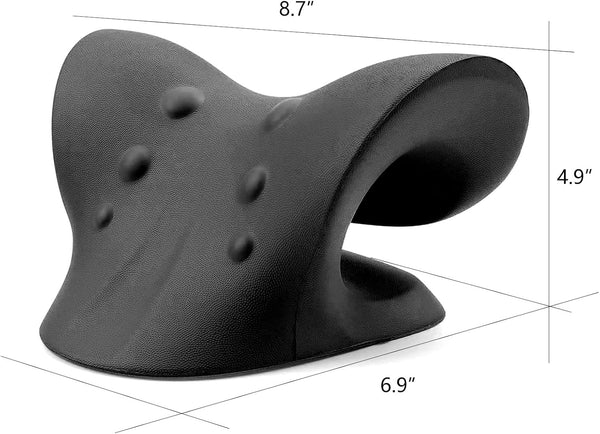 RESTCLOUD Neck and Shoulder Relaxer, Cervical Traction Device for TMJ Pain Relief and Cervical Spine Alignment, Chiropractic Pillow, Neck