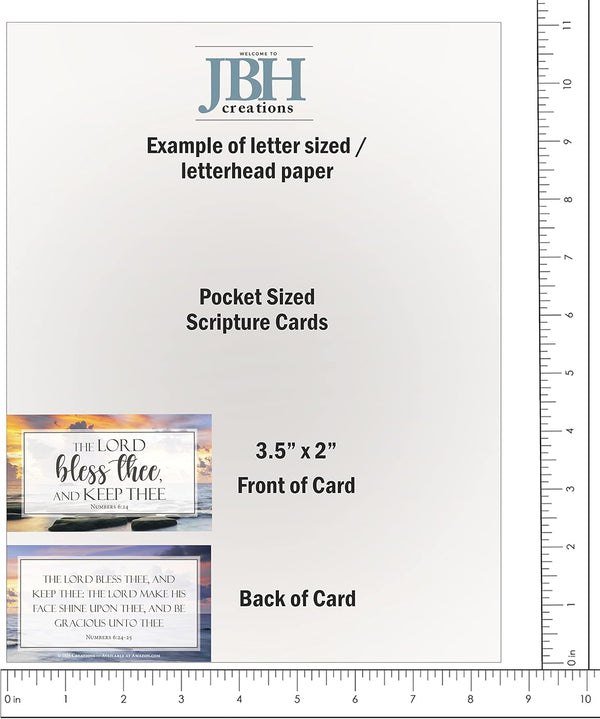JBH Creations Share a Blessing Bible Verse Cards with Full Scripture - Pack of 48