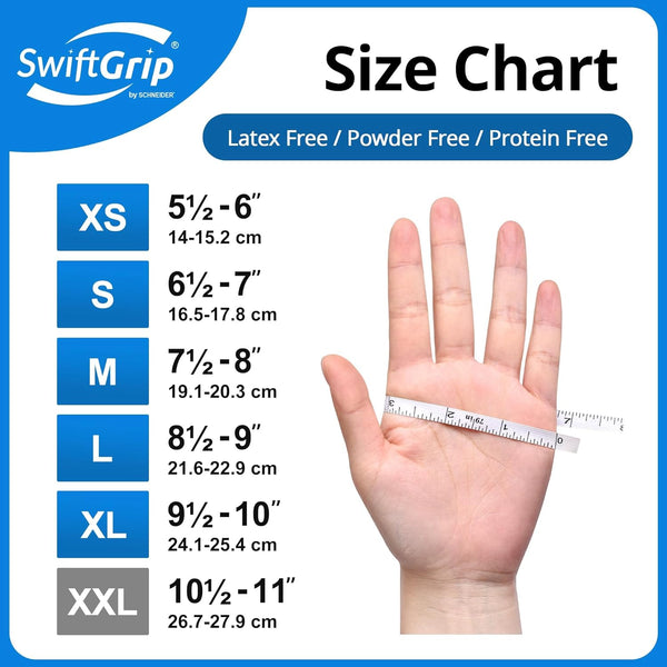 Disposable Nitrile Exam Gloves, Blue, Gloves Disposable Latex Free for Medical, Cleaning & Food Prep, 100-Ct