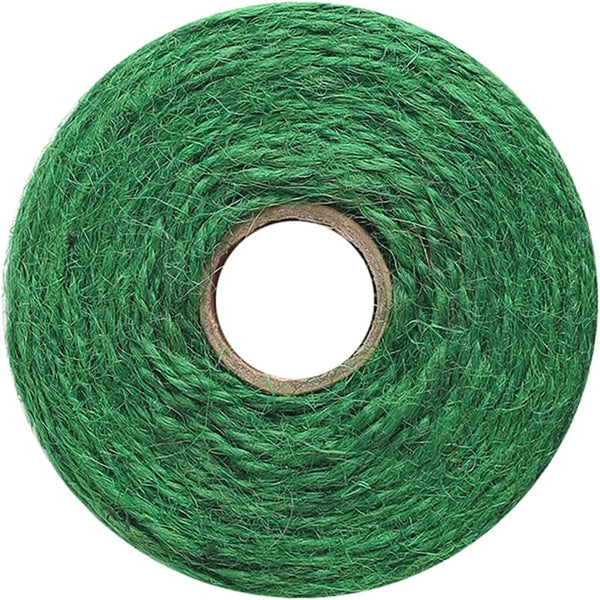 Vivifying Garden Twine, 656 Feet 2Mm Green Plant Ties, Strong Jute Twine String for Climbing Plants, Tomatoes, Floristry, Crafts