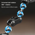 Gym Magnetic Phone Holder Mount,360 Adjustable, Magnet Base Phone Mount, Attracts to Ferrous Metal Surface,Magnet Phone Mount for Gym Workout