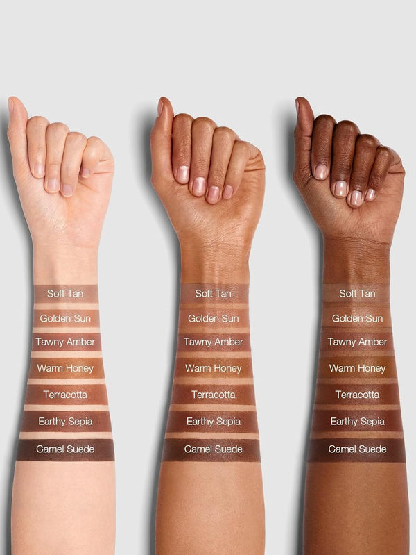 SHEGLAM Snatch 'N' Define Cream Contour Stick Long Lasting Highly Pigmented Sweat Proof Face Bronzer Makeup - Earthy Sepia