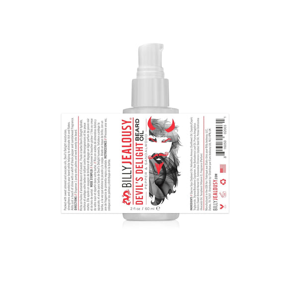 Billy Jealousy Beard Oil for Men, Lightweight, Low Shine, and Hydrating Beard Moisturizer for Softer Hair, Helps Prevent Itching and Flakes Vanilla