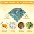 Reusable Beeswax Wrap - 9 Pack Beeswax Wraps for Food, Eco-Friendly Beeswax Food Wraps, Bread Sandwich Wrapper - Organic, Sustainable, Zero Waste,