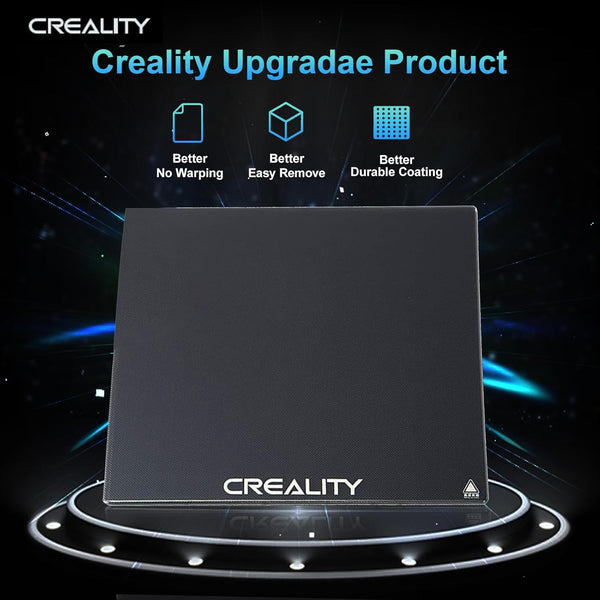 Creality Ender 3 Glass Bed Upgraded, High Hardness Durable Glass Platform for 3D Printer, Tempered Glass Build Plate for Ender 3 Pro, Ender 5,