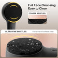 Facial Cleansing Brush Silicone Face Scrubber Waterproof Rechargeable Exfoliator Massage Device for Men & Women, Deep Pore Cleansing, Exfoliating,