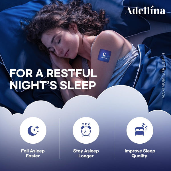 Sleep Patches for Adults Extra Strength: Sleep Support Patches for Men and Women - Better All Natural Cruelty Free Sleep Aid Alternative 30 Patches
