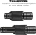 Flashlight Holster for Duty Belt, Open Top D Cell Compact Light Holder Case, Nylon Light Holster Pouch Uiinosoo Carry Tactical Torch Handheld