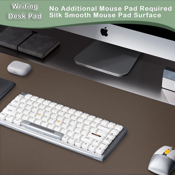 âBoutilon Leather Desk Pad 30" X14",Non-Slip Mouse Pad,Office Desk Mat,Waterprooft PU Leather Desk Blotter,Desk Pad Protector,Desk Writing Pad for