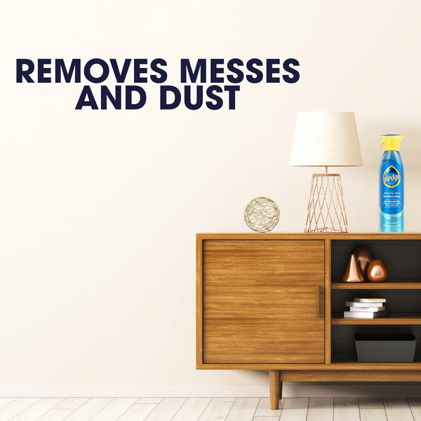 Pledge pH-Balanced Multisurface Spray, Gently Clean 101 Surfaces, Remove Dust and Messes, No Residue - Rainshower Scent, 9.7oz 9.7 Ounce (Pack of 1)