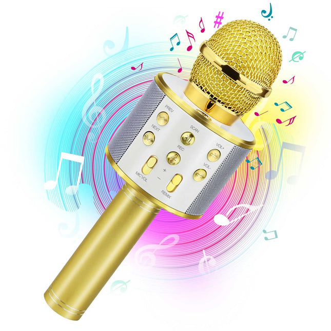 Birthday Gifts for 3-11 Year Old Girls, Bluetooth Karaoke Microphone for Kids Gifts for Teenage Girls Christmas Stocking