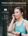 PHILIPS TAT1219 Wireless Earbuds,True Wireless Headphones,Powerful Bass with 10 Mm Driver,Clear Call Quality with AI Mic,18 H Battery