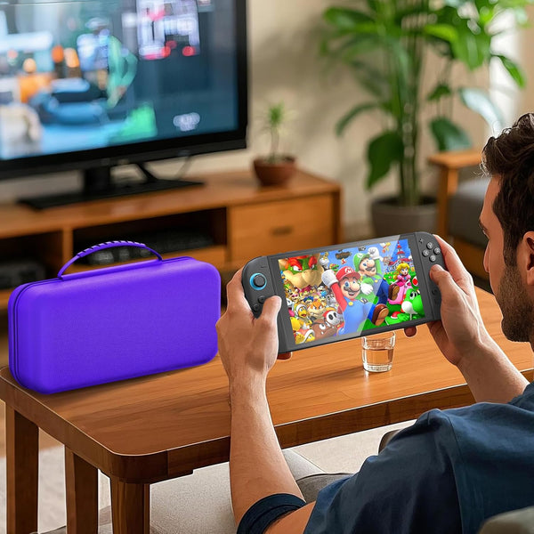 Daydayup Switch Carrying Case Compatible with Nintendo Switch/Switch OLED, with 20 Games Cartridges Protective Hard Shell Travel Carrying Case