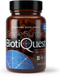 Simple Slumber Probiotics to Help Improve Sleep Quality and Gut Health, 18 Billion CFU, Non-Gmo and Gluten Free, 30 Capsules