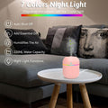 Small Essential Oil Diffuser, 220Ml Aromatherapy Diffusers for Home Fragrance Aroma Diffuser with 7 LED Color Night Light and Auto-Off