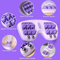 Foot Massager Roller for Plantar Fasciitis Relief, Dual Foot Acupressure Therapy for Pain Relief, Stress Relief and Improved Circulation, Portable