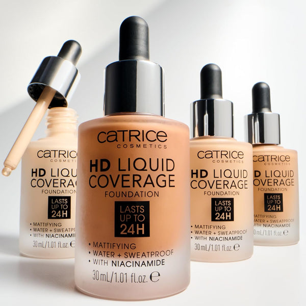 Catrice | HD Liquid Coverage Foundation | High & Natural Coverage | Vegan & Cruelty Free (008 | Fair Beige)