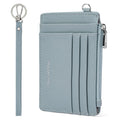 BOSTANTEN Small Wallet for Women RFID Leather Credit Card Holder Slim Wristlet Keychain Wallet with Zipper Pocket