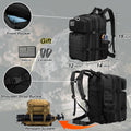 50L Military Tactical Backpack for Men,Water Resistant Day Backpack Molle Army 3 Days Assault Pack Bug Out Bag,Heavy Duty Hiking Treeking Rucksack