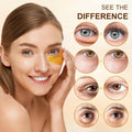 20Pairs/40Pcs 24K Gold Eye Patches, Collagen Eye Masks for Dark Circles and Eye Bags, Smooth Wrinkles & Puffy Eyes, Moisturizing Skin, Skincare