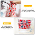 Reusable Beeswax Wrap - 9 Pack Eco-Friendly Beeswax Wraps for Food, Organic, Sustainable, Biodegradable, Zero Waste, Plastic-Free Food Storage, 1L