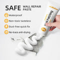 2Pcs Drywall Repair Kit Hole Repair Patch Kits Wall Spackle Repair Paste Wall Mending Agent Quick Fix Solution for Home Wall, White Repair Putty