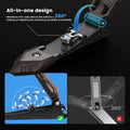 Nail Clippers for Men with Catcher â No Splash, Self-Collecting Premium Steel Clippers for Fingernails & Toenails, Ideal Gift & Grooming Gifts,