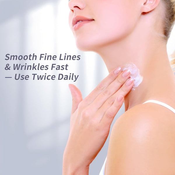 Q10 Anti-Wrinkle Face Cream, Unscented Anti-Aging Face Moisturizer for Sensitive Skin, Firming Face and Neck Cream, 1.76 Oz Jar