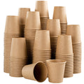 Lamosi 600 Pack 3 OZ Kraft Paper Cups, Disposable Bathroom Cups, Small Mouthwash Cup, Hot/Cold Beverage Cup for Home, Kitchen, Stores