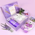 Gifts for Women Spa Basket, Lavender Spa Gift Basket,16 Pcs Self Care Package for Women, Mom, Wife, Girlfriend, Sister, Unique Get Well Sets for
