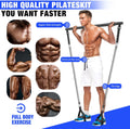 Pilates Bar Kit with Resistance Bands,Pilates Bar with Stackable Bands Workout Equipment for Legs,Hip,Waist and Arm,Exercise Fitness Equipment for