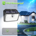 [6 Packs] Solar Motion Lights Outdoor, Ultra Bright Solar Fence Lights with Motion Sensor, IP65 Waterproof Security Lights 3 Modes, 270Â° Lighting